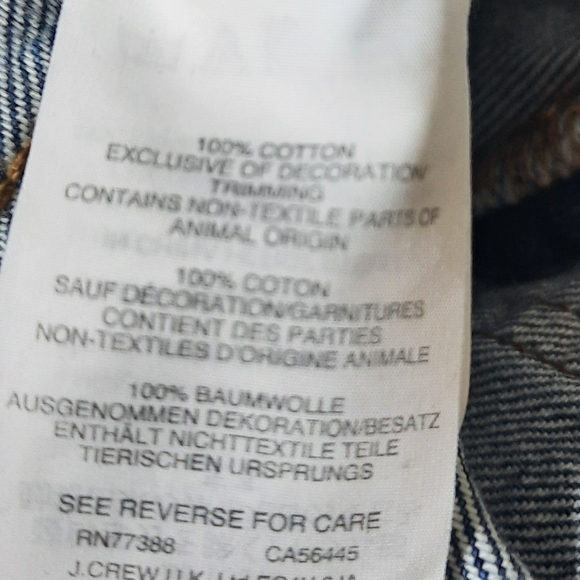 MADEWELL PERFECT Jeans Cropped Distressed 100% Cotton Taper Leg Denim Fall - Picture 11 of 12